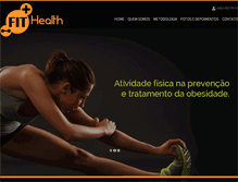 Tablet Screenshot of fithealth.com.br